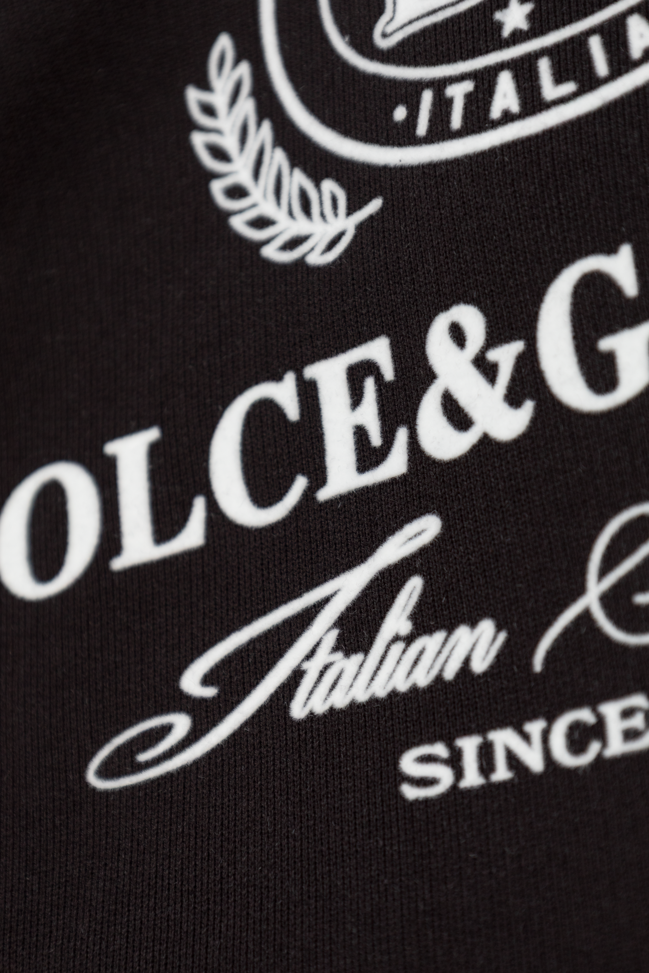 スウェット・トレーナー DOLCE & GABBANA SWEATSHIRTS Black Sweatshirt with logo Dolce & Gabbana Kids - Vitkac Canada